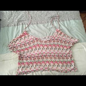 Tribal Cropped Top